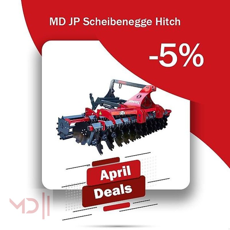 Kurzscheibenegge tip MD Landmaschinen JP Scheibenegge mit Hitch  3,0m, Neumaschine in Zeven (Poză 1)