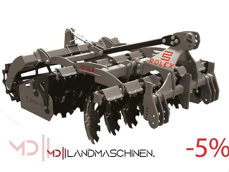 Kurzscheibenegge van het type MD Landmaschinen RX Scheibenegge für den Wein- und Obstbau BTW 1m,1,25m, 1,5m, 1,75m ,2m, Neumaschine in Zeven (Foto 1)