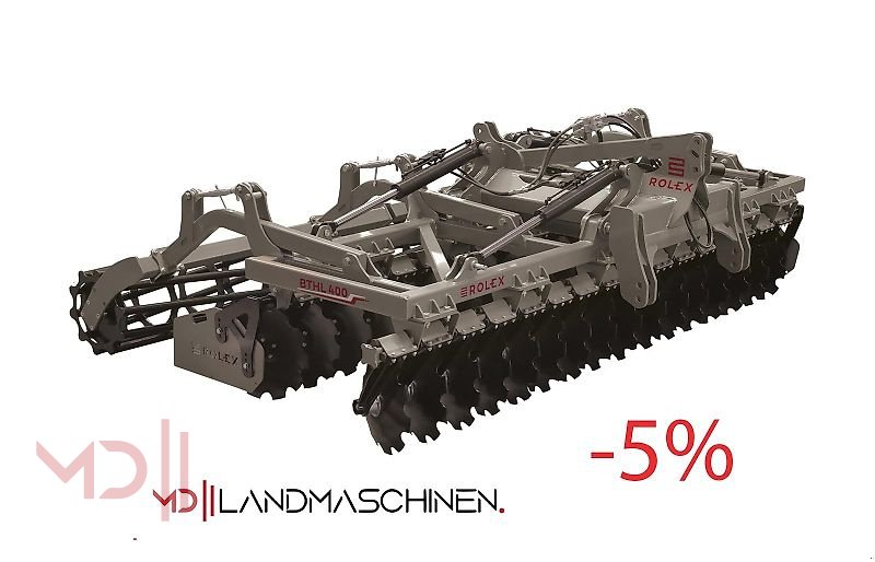 Kurzscheibenegge of the type MD Landmaschinen RX Scheibenegge Hydraulisch klappbar BTHL  4,0m 4,5m 5,0m 6,0m, Neumaschine in Zeven (Picture 1)