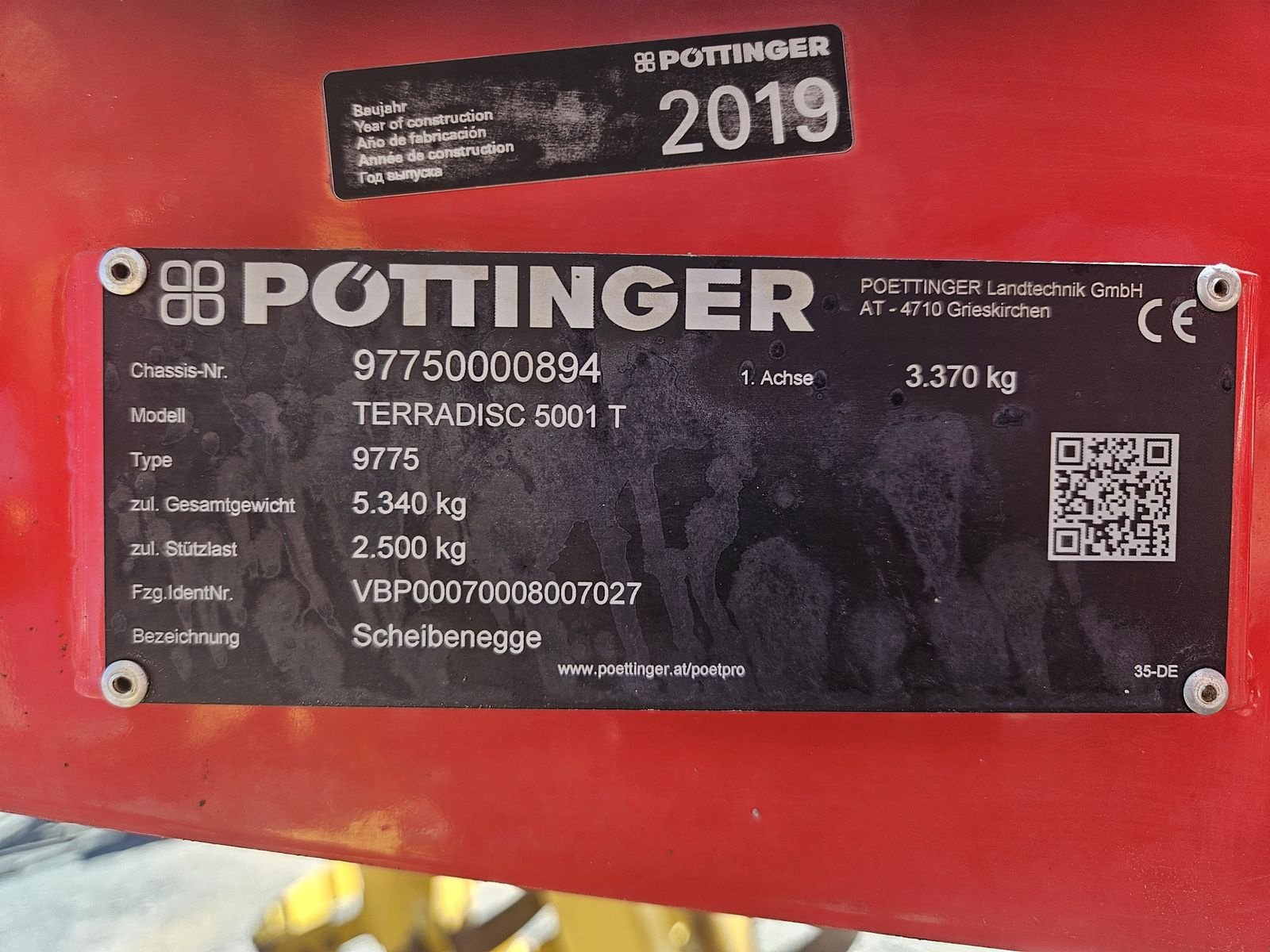 Kurzscheibenegge του τύπου Pöttinger Terradisc 5001T, Gebrauchtmaschine σε Siget in der Wart (Φωτογραφία 9)