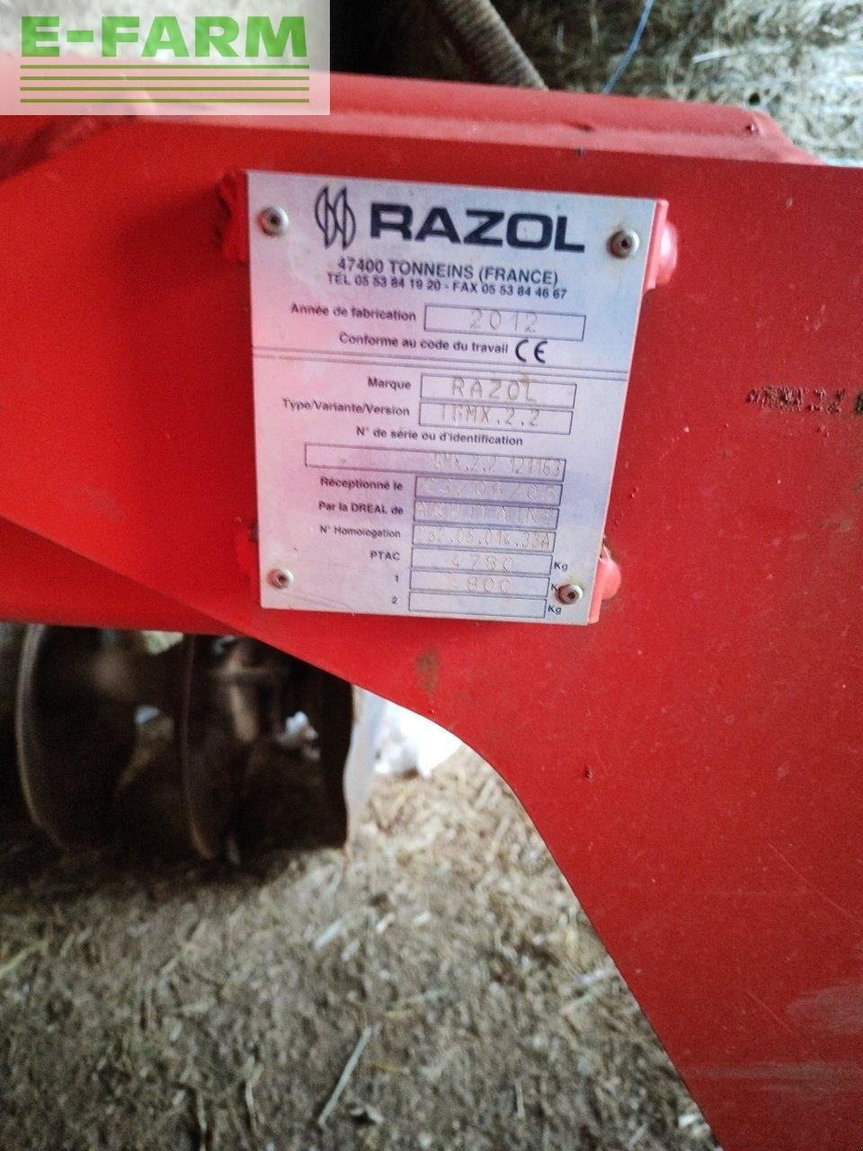 Kurzscheibenegge tip Razol tmx 28/230, Gebrauchtmaschine in CHAUVONCOURT (Poză 4)