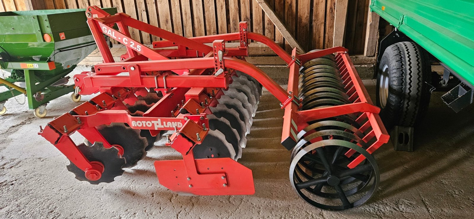 Kurzscheibenegge Türe ait Rotoland GAL-C 2.5, Gebrauchtmaschine içinde Ursberg (resim 2)