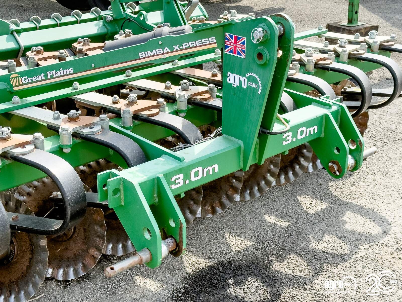 Kurzscheibenegge des Typs Simba X-Press 3.0 3 m short disc, with 22 discs, with DD600 roller, Gebrauchtmaschine in Csengele (Bild 11)