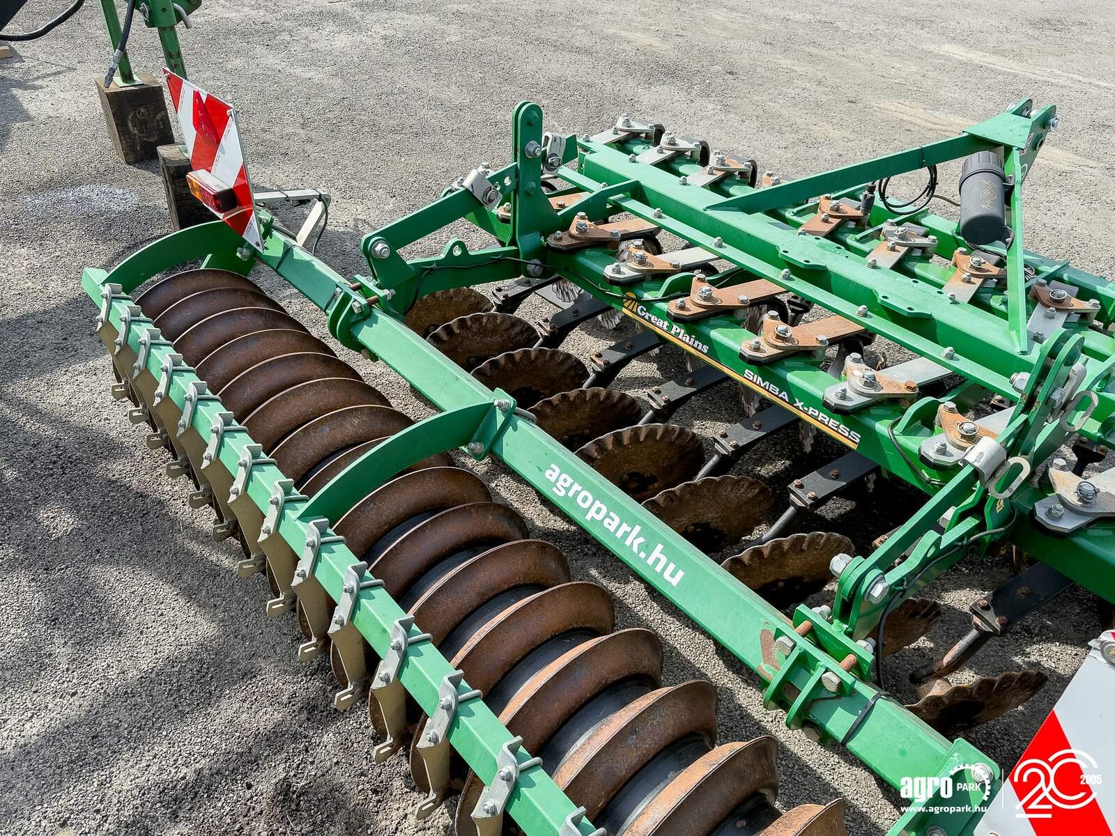 Kurzscheibenegge des Typs Simba X-Press 3.0 3 m short disc, with 22 discs, with DD600 roller, Gebrauchtmaschine in Csengele (Bild 13)