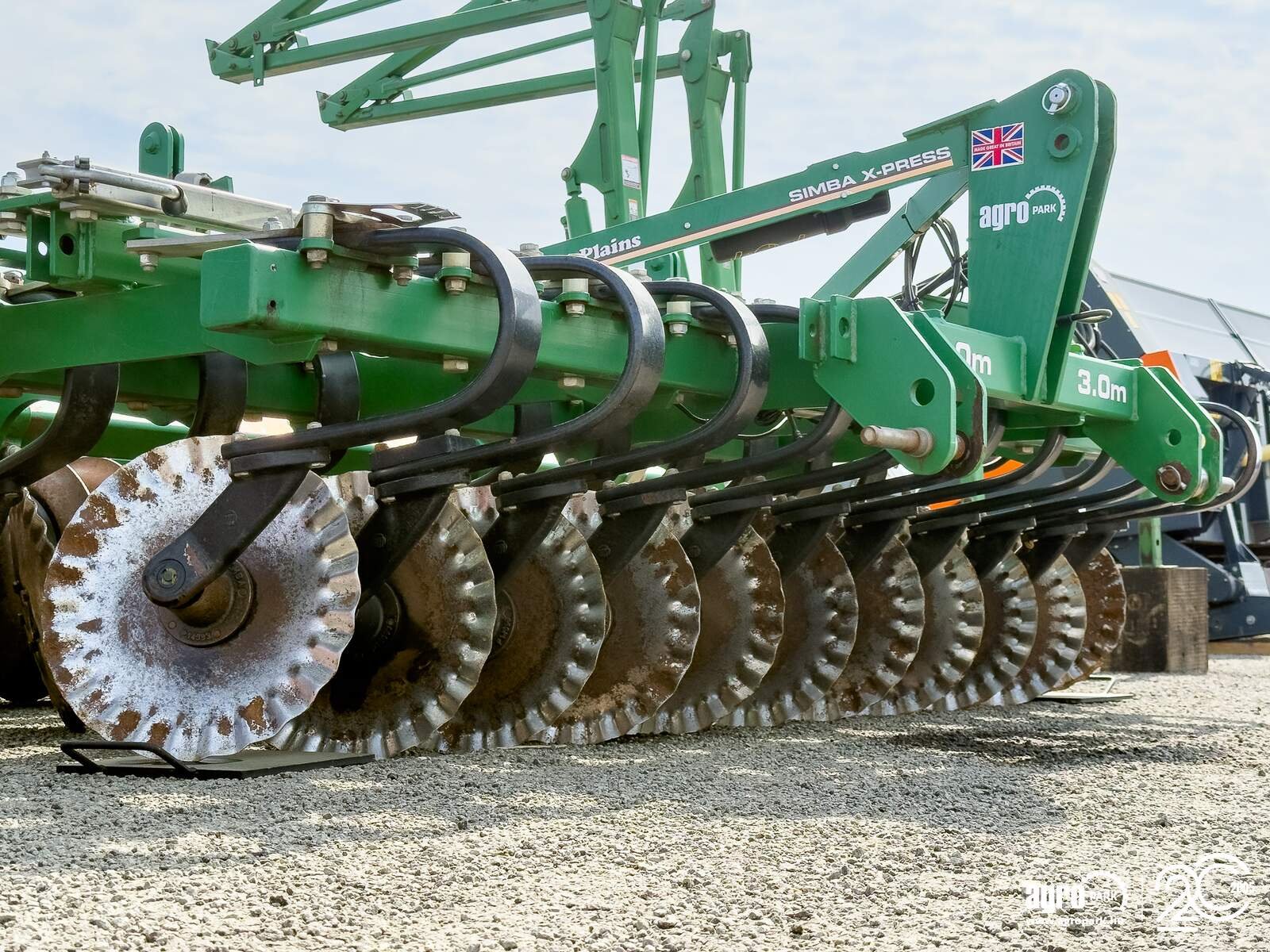 Kurzscheibenegge des Typs Simba X-Press 3.0 3 m short disc, with 22 discs, with DD600 roller, Gebrauchtmaschine in Csengele (Bild 17)