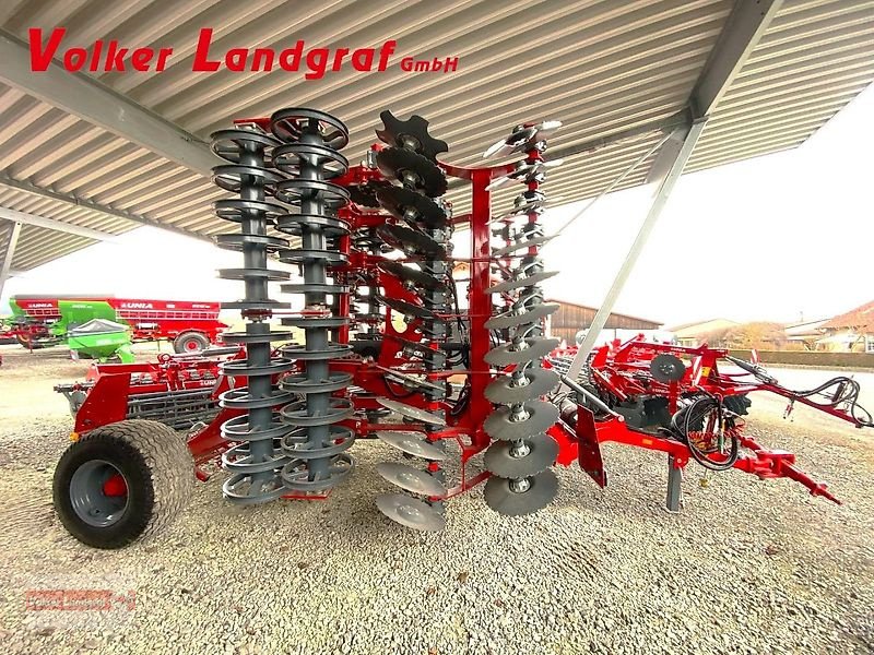 Kurzscheibenegge del tipo Unia Ares XL H 6 Kurzscheibenegge mit Fahrgestell 6m Doppel U-Walze, Neumaschine In Ostheim/Rhön (Immagine 1)