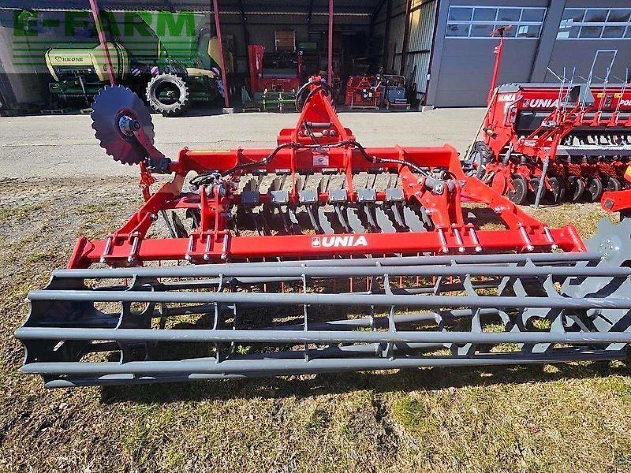 Kurzscheibenegge Türe ait Unia ares xl, Gebrauchtmaschine içinde ZWÖNITZ OT HORMERSDORF (resim 3)