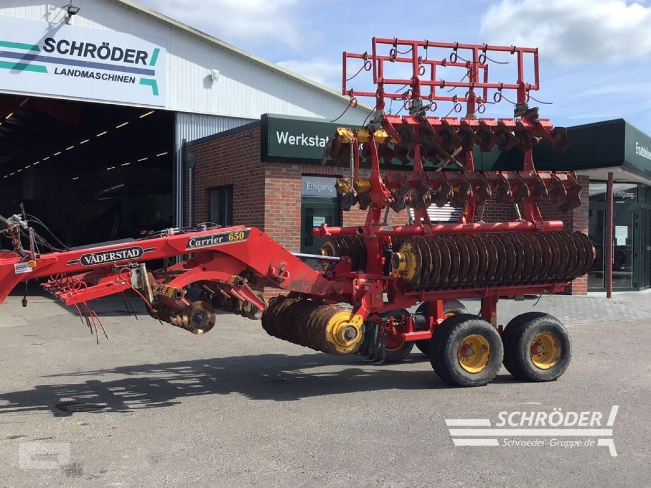 Kurzscheibenegge του τύπου Väderstad CARRIER 650 CLASSIC / CROSS CUTTER, Gebrauchtmaschine σε Leizen (Φωτογραφία 1)