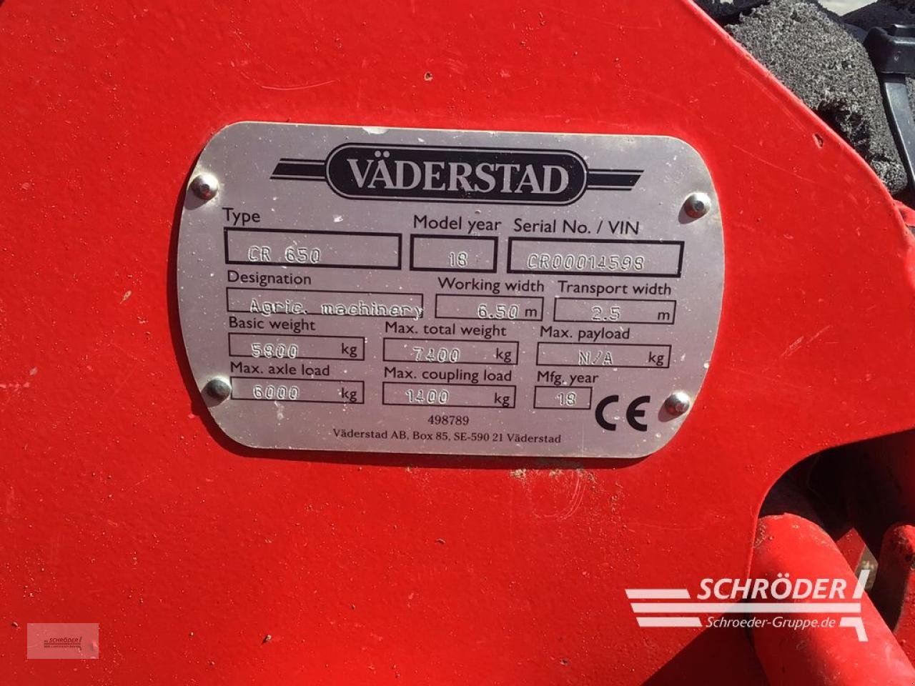 Kurzscheibenegge του τύπου Väderstad CARRIER 650 CLASSIC / CROSS CUTTER, Gebrauchtmaschine σε Leizen (Φωτογραφία 5)