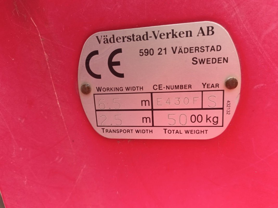 Kurzscheibenegge del tipo Väderstad carrier 650, Gebrauchtmaschine In Liebenwalde (Immagine 2)
