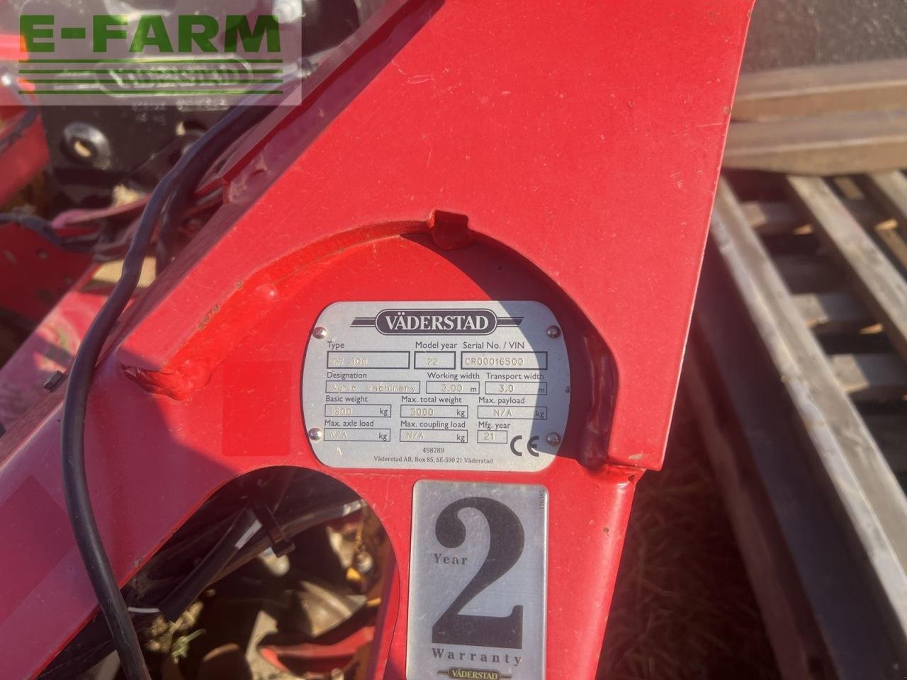 Kurzscheibenegge типа Väderstad carrier cr 300, Gebrauchtmaschine в Korneuburg (Фотография 2)