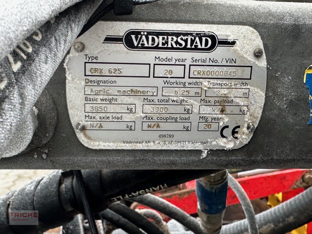 Kurzscheibenegge Türe ait Väderstad Carrier CRX 625, Gebrauchtmaschine içinde Bockel - Gyhum (resim 9)