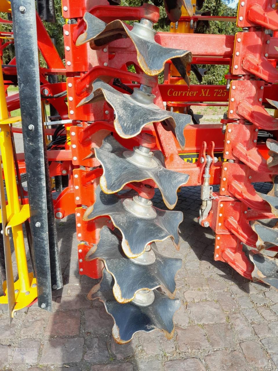 Kurzscheibenegge Türe ait Väderstad Carrier CRXL725, Gebrauchtmaschine içinde Pragsdorf (resim 4)