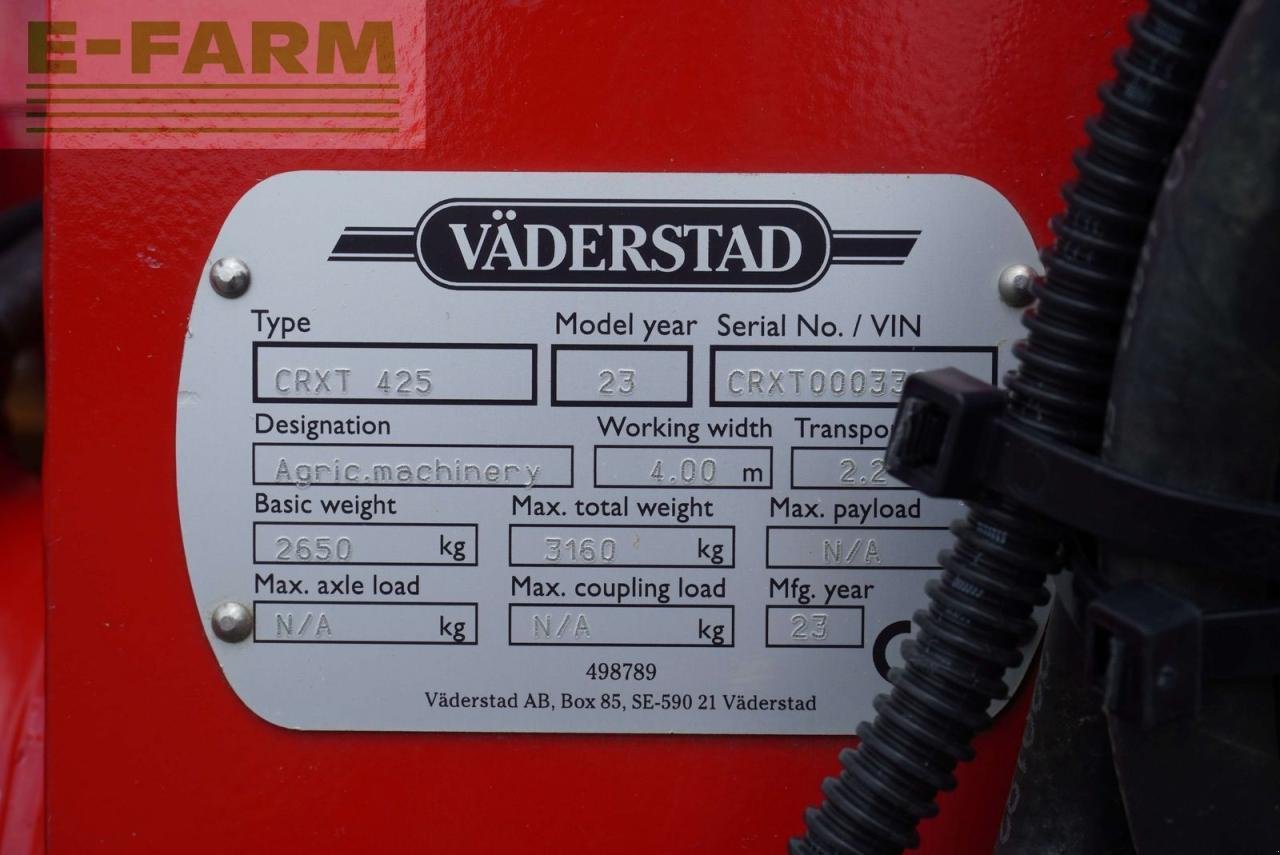 Kurzscheibenegge Türe ait Väderstad carrier crxt 425, Gebrauchtmaschine içinde Korneuburg (resim 7)