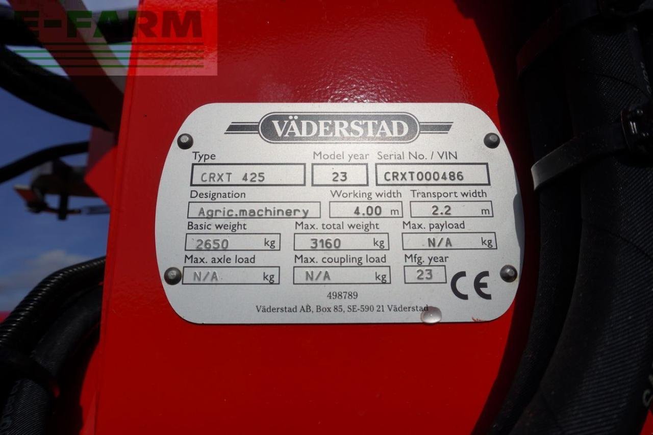 Kurzscheibenegge Türe ait Väderstad carrier xt 425, Gebrauchtmaschine içinde Korneuburg (resim 6)