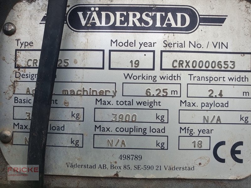 Kurzscheibenegge типа Väderstad CRX 625 mit APV PS 500 Streuer **Jahresendralley**, Gebrauchtmaschine в Bockel - Gyhum (Фотография 7)