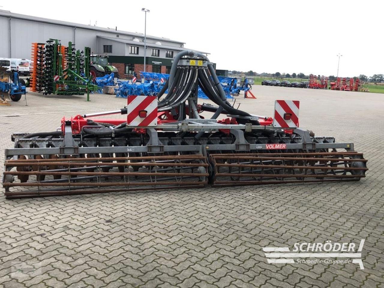 Kurzscheibenegge Türe ait Volmer GÜLLESCHEIBENEGGE T-RUBBER TRG-W 601, Gebrauchtmaschine içinde Ahlerstedt (resim 12)