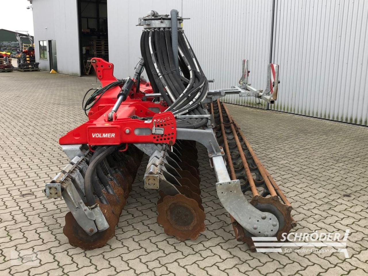 Kurzscheibenegge Türe ait Volmer GÜLLESCHEIBENEGGE T-RUBBER TRG-W 601, Gebrauchtmaschine içinde Ahlerstedt (resim 13)