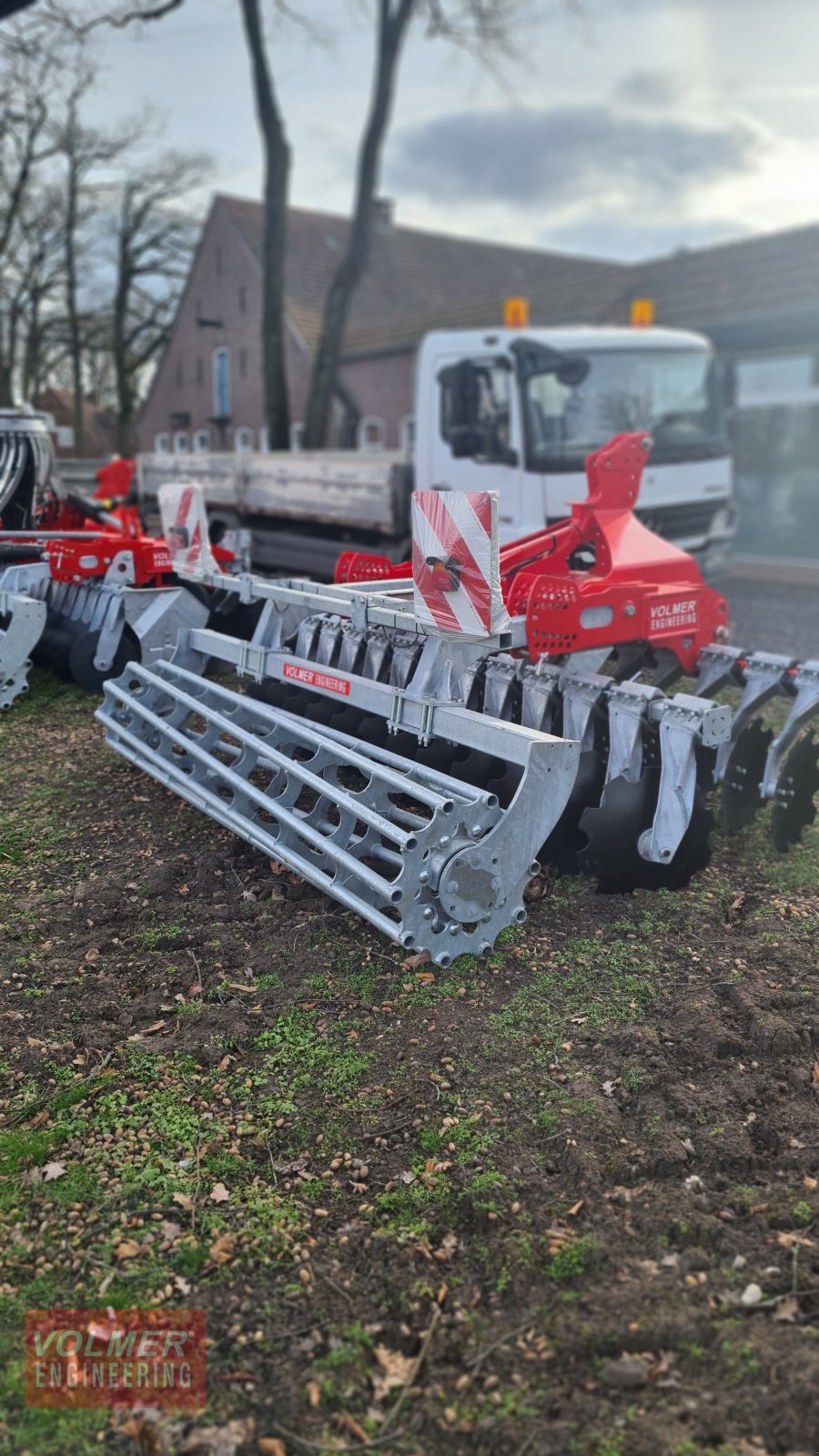 Kurzscheibenegge des Typs Volmer TR-W 301, Neumaschine in Rheine (Bild 2)