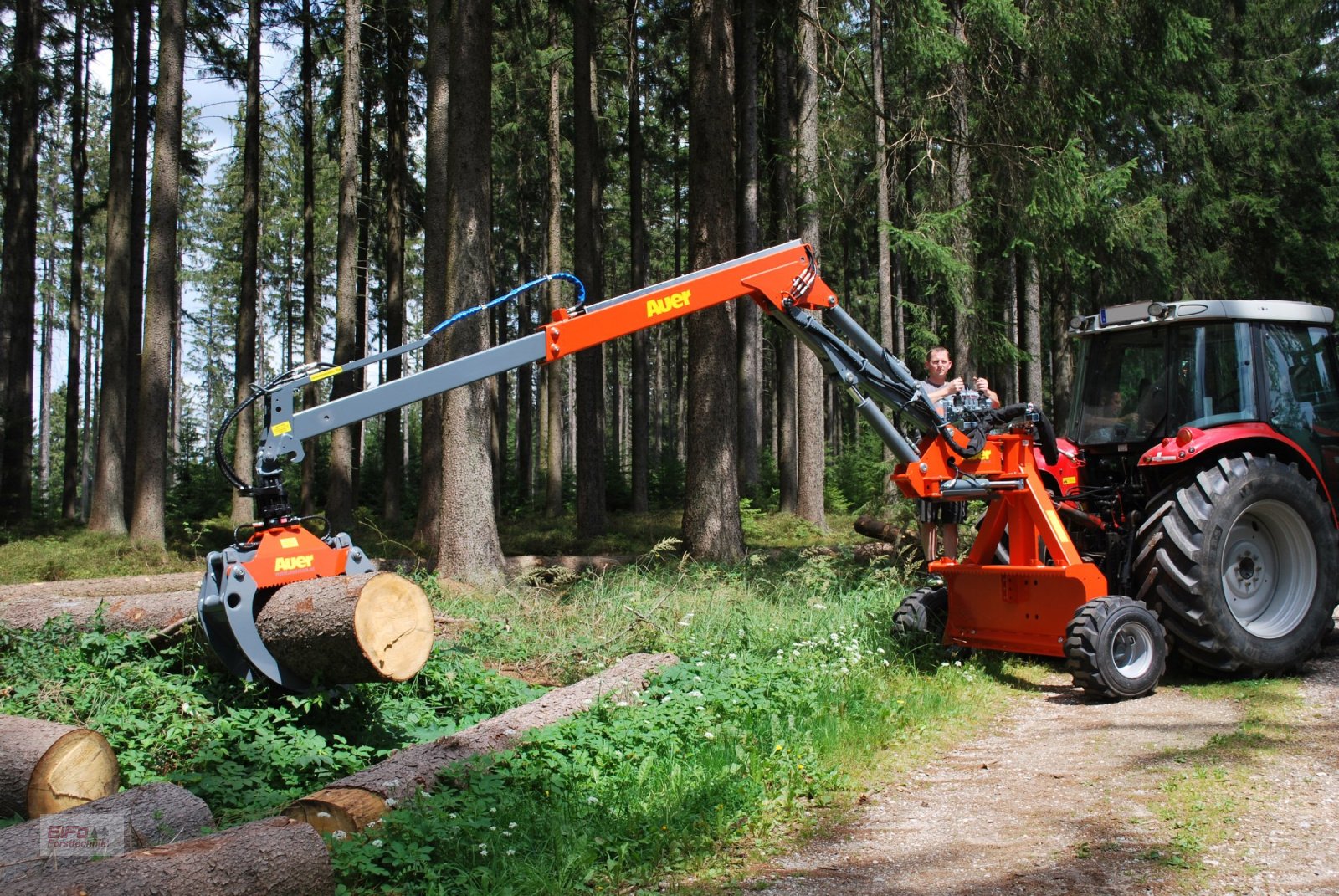 Ladekrane & Rückezange del tipo Auer TML 4D50-S, Neumaschine en Bad Grönenbach (Imagen 1)