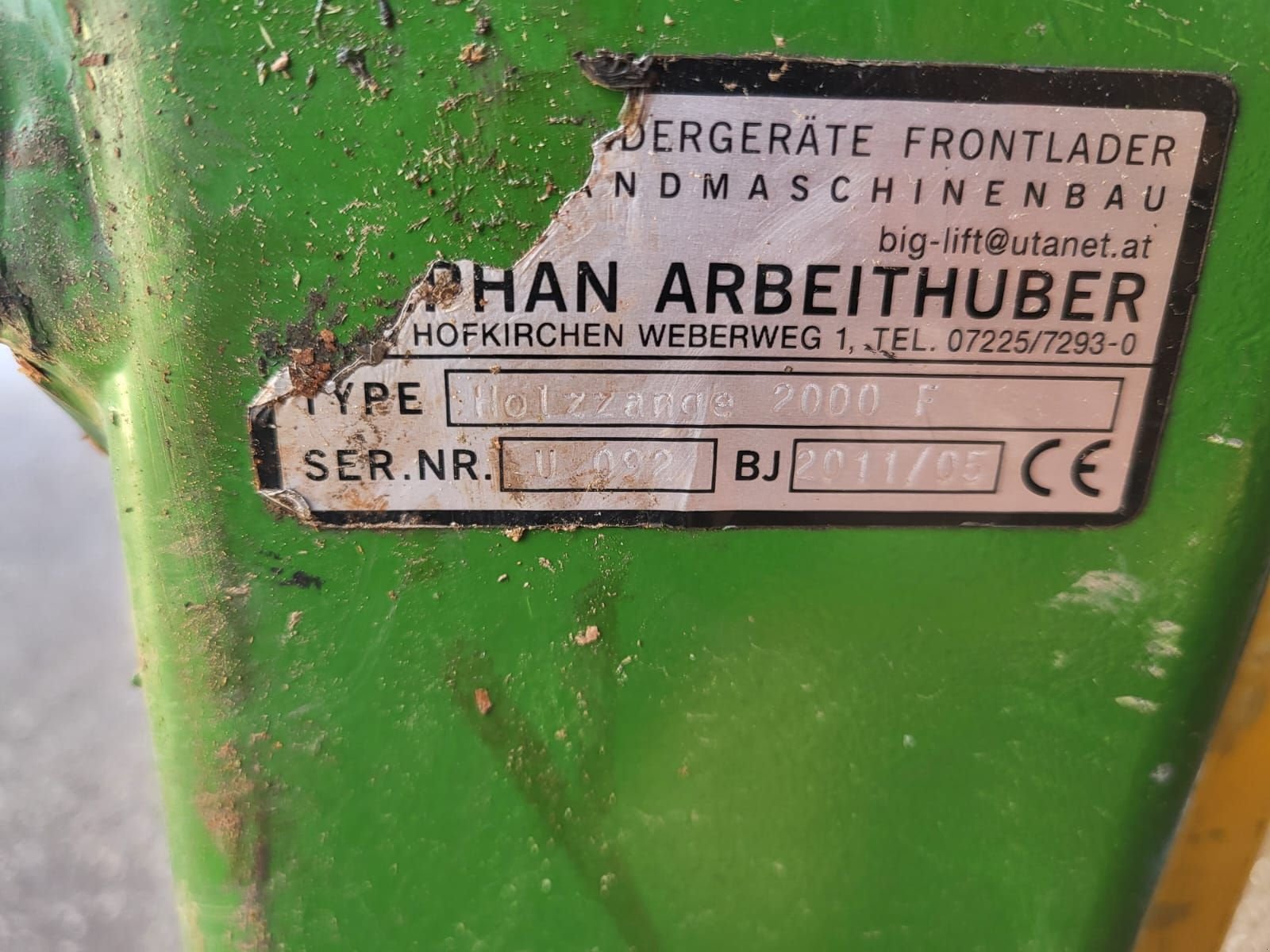 Ladekrane & Rückezange des Typs BIG-Lift Rückezange Big Lift, Gebrauchtmaschine in NATTERNBACH (Bild 9)