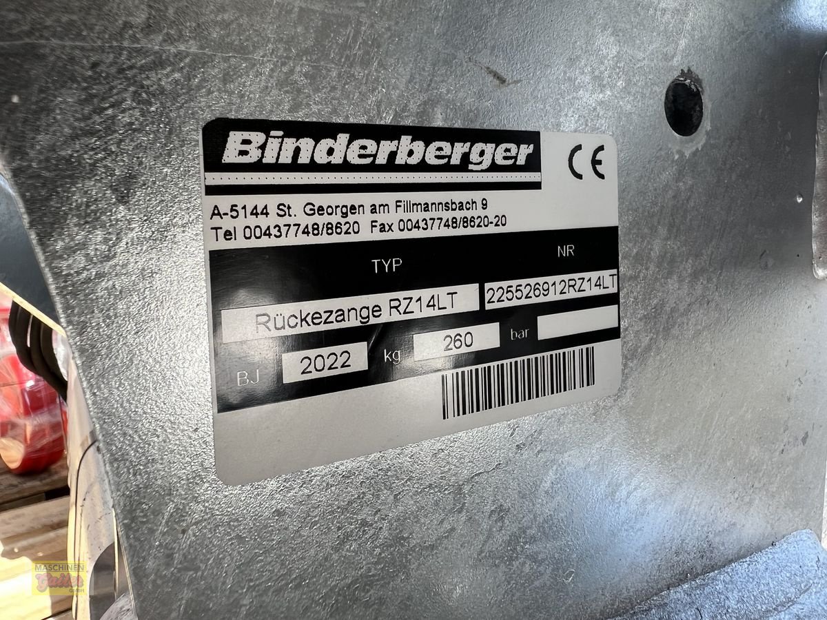 Ladekrane & Rückezange a típus Binderberger RZ 1400 light, Neumaschine ekkor: Kötschach (Kép 2)