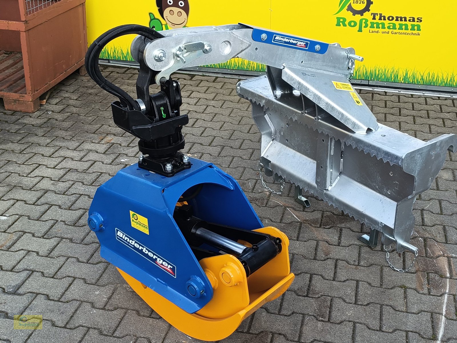 Ladekrane & Rückezange of the type Binderberger RZ 1400, Neumaschine in Tegernbach (Picture 5)