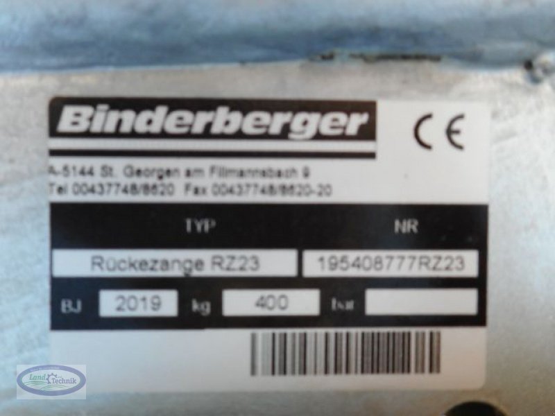 Ladekrane & Rückezange a típus Binderberger RZ 2300, Neumaschine ekkor: Münzkirchen (Kép 7)