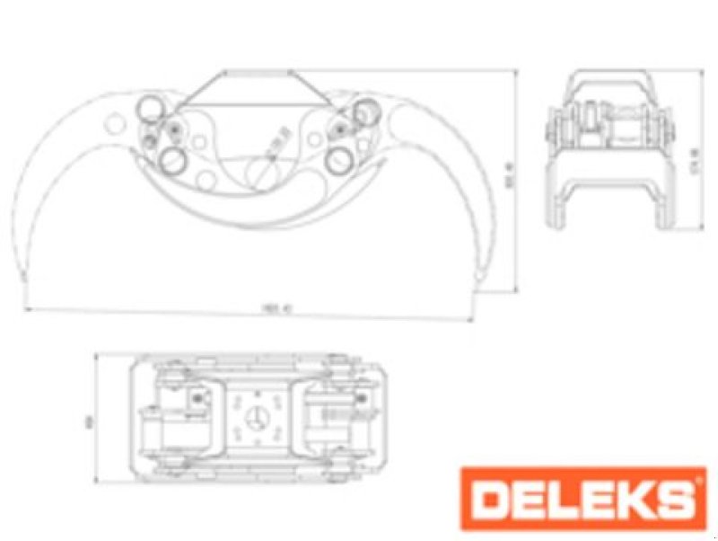 Ladekrane & Rückezange typu Deleks Holzzange Deleks DK-18, Neumaschine v NATTERNBACH (Obrázek 2)