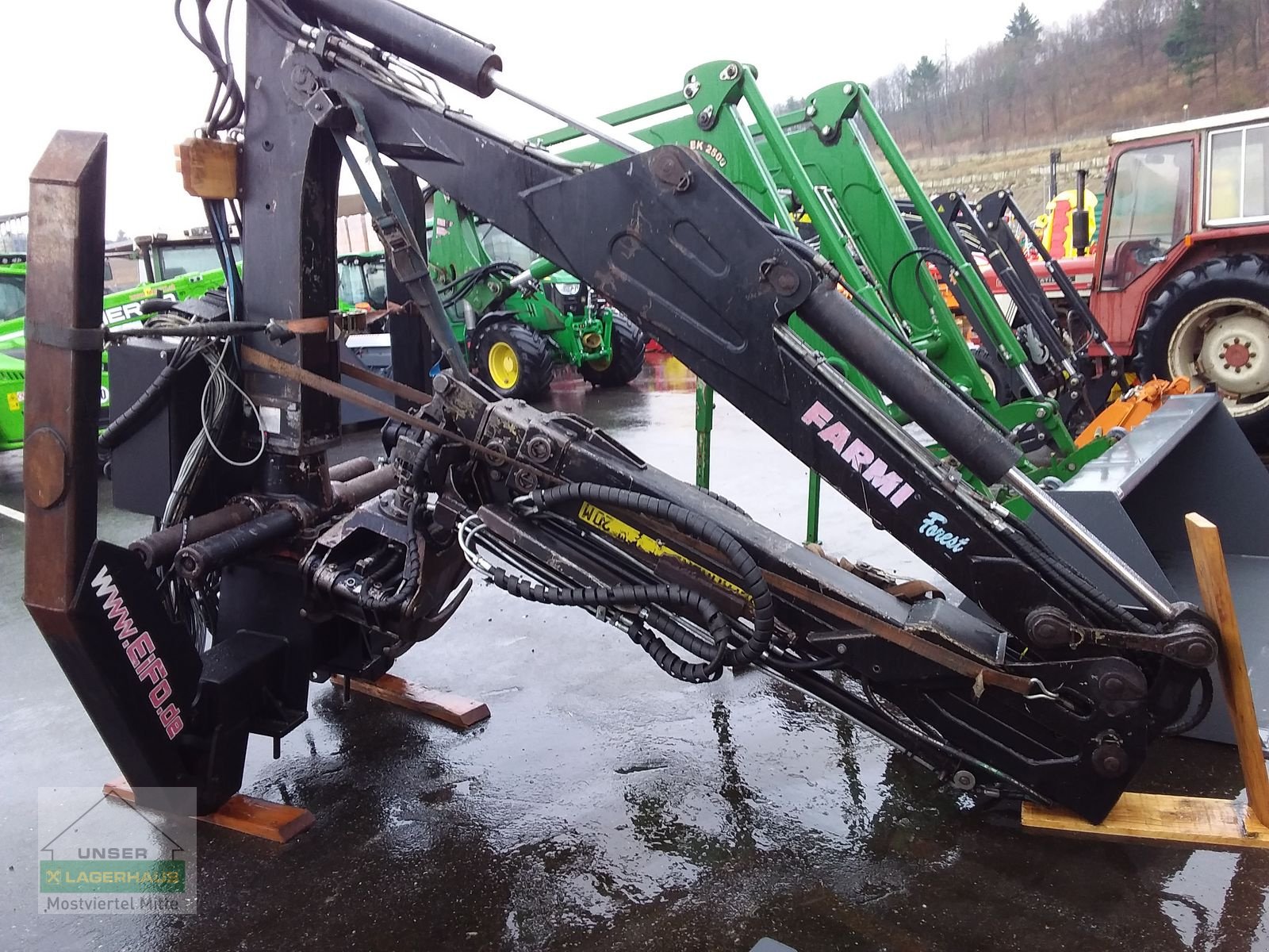 Ladekrane & Rückezange des Typs Farmi Familie ET 8, Gebrauchtmaschine in Bergland (Bild 3)