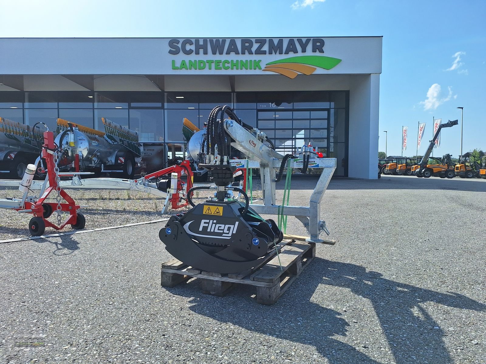 Ladekrane & Rückezange typu Fliegl Rückezange 130 U, Gebrauchtmaschine v Gampern (Obrázek 1)