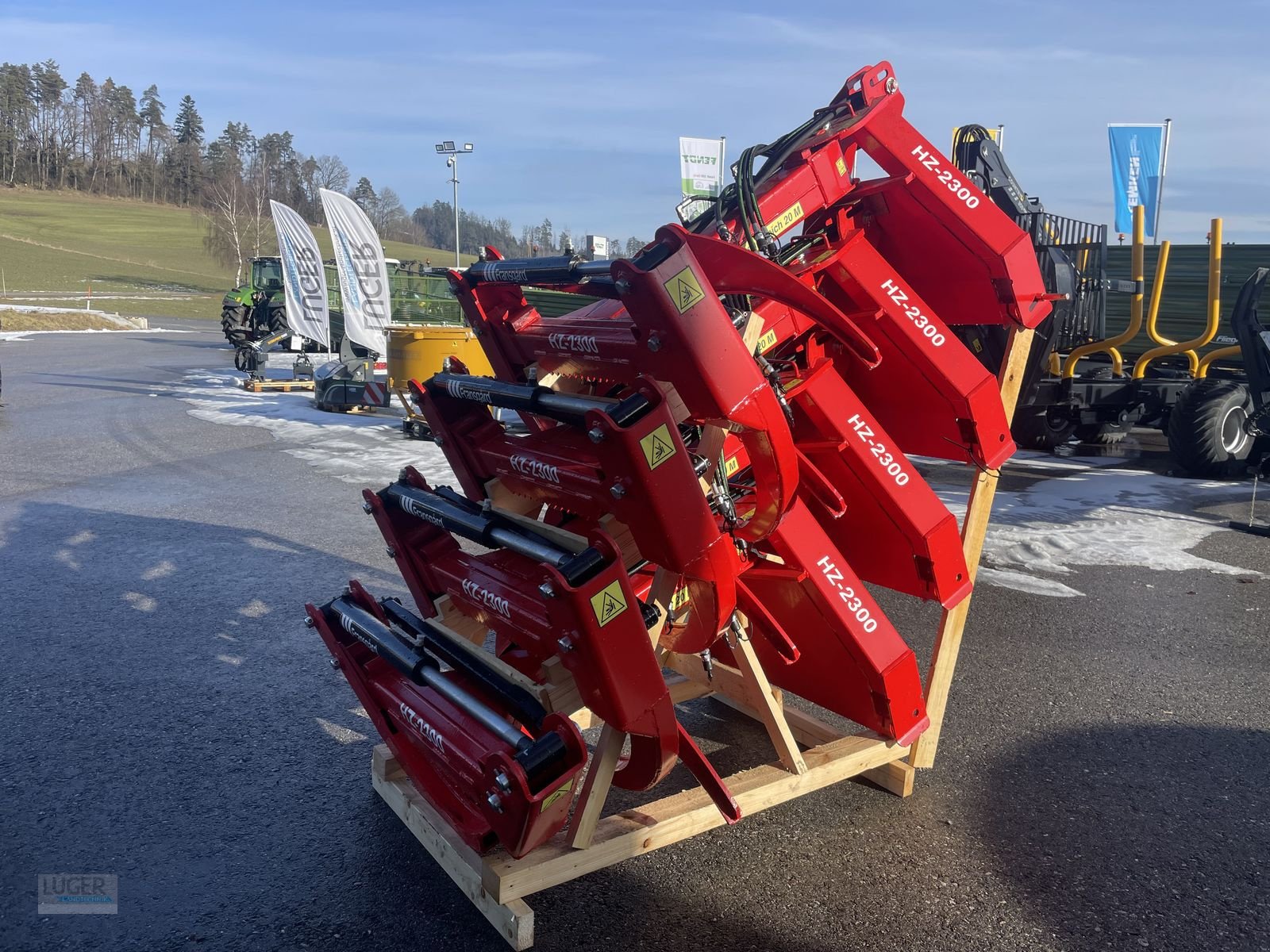 Ladekrane & Rückezange des Typs Fransgard HZ 2300, Neumaschine in Niederkappel (Bild 3)