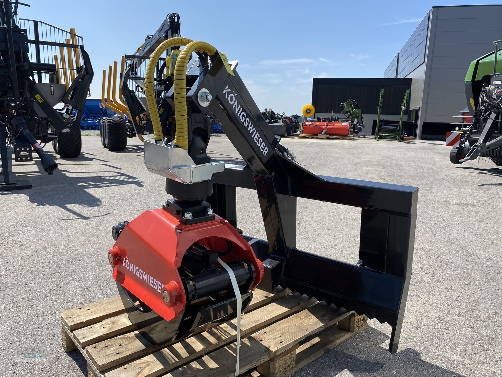 Ladekrane & Rückezange typu Königswieser Verladezange, Neumaschine v Niederkappel (Obrázek 5)