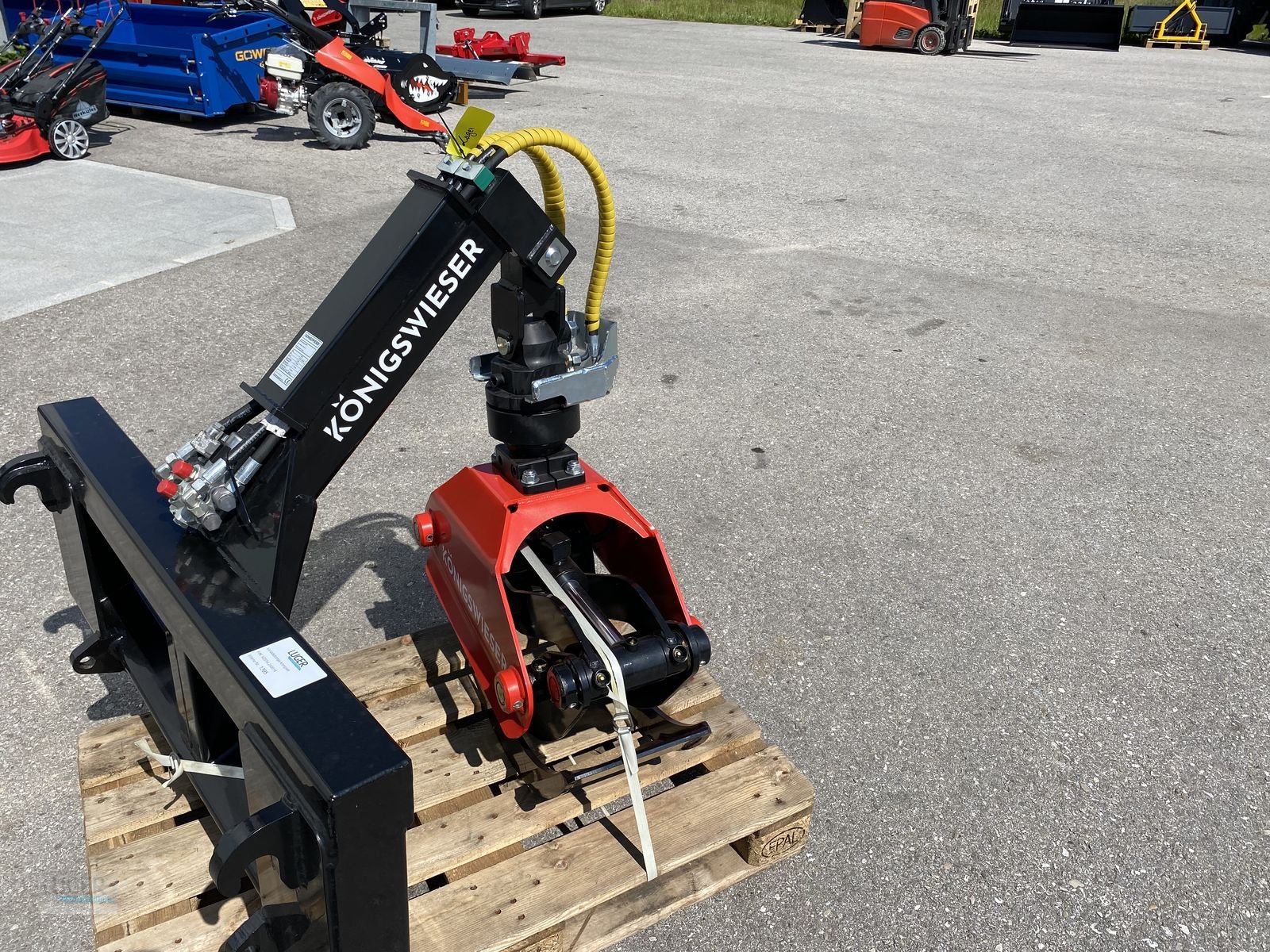 Ladekrane & Rückezange typu Königswieser Verladezange, Neumaschine v Niederkappel (Obrázek 2)