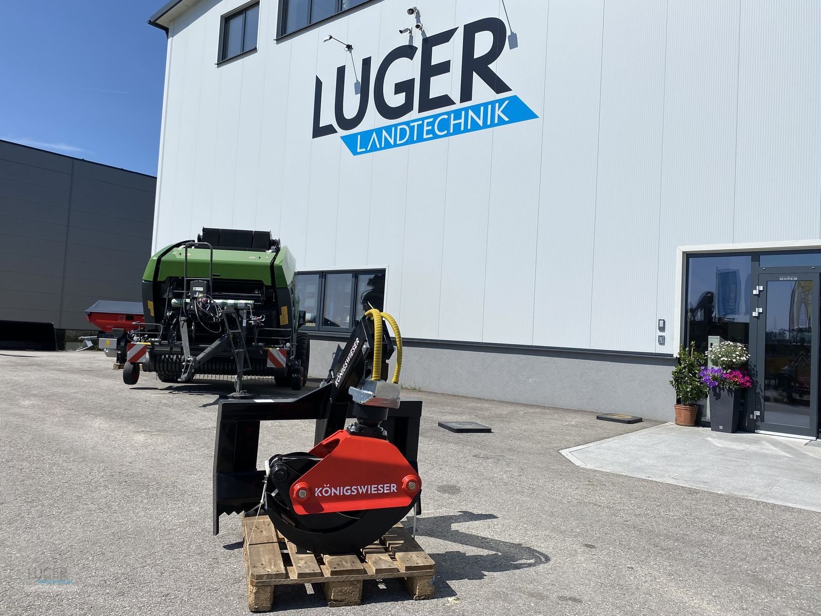 Ladekrane & Rückezange typu Königswieser Verladezange, Neumaschine v Niederkappel (Obrázek 1)