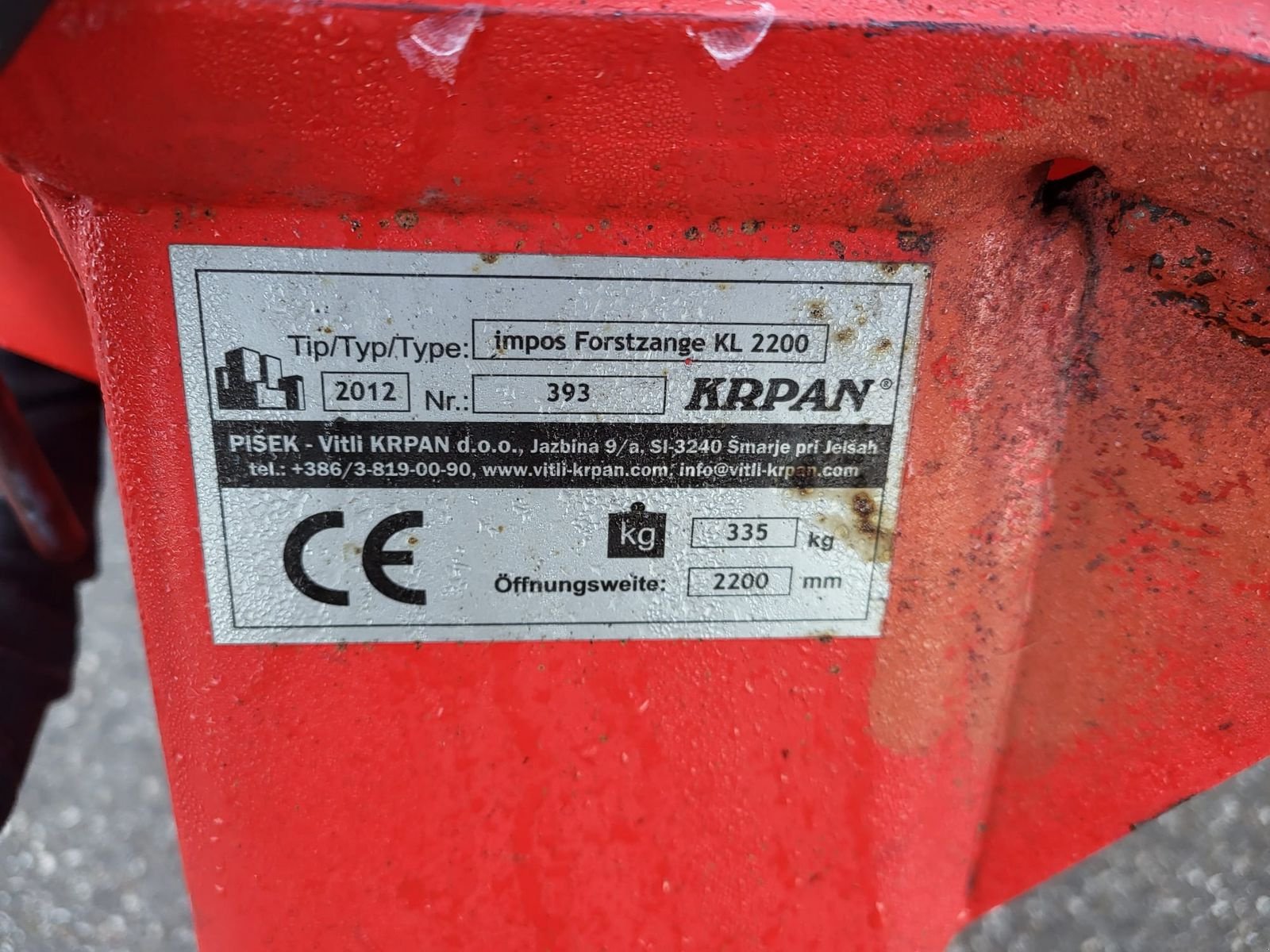 Ladekrane & Rückezange typu Krpan KL 2200, Gebrauchtmaschine v NATTERNBACH (Obrázok 10)