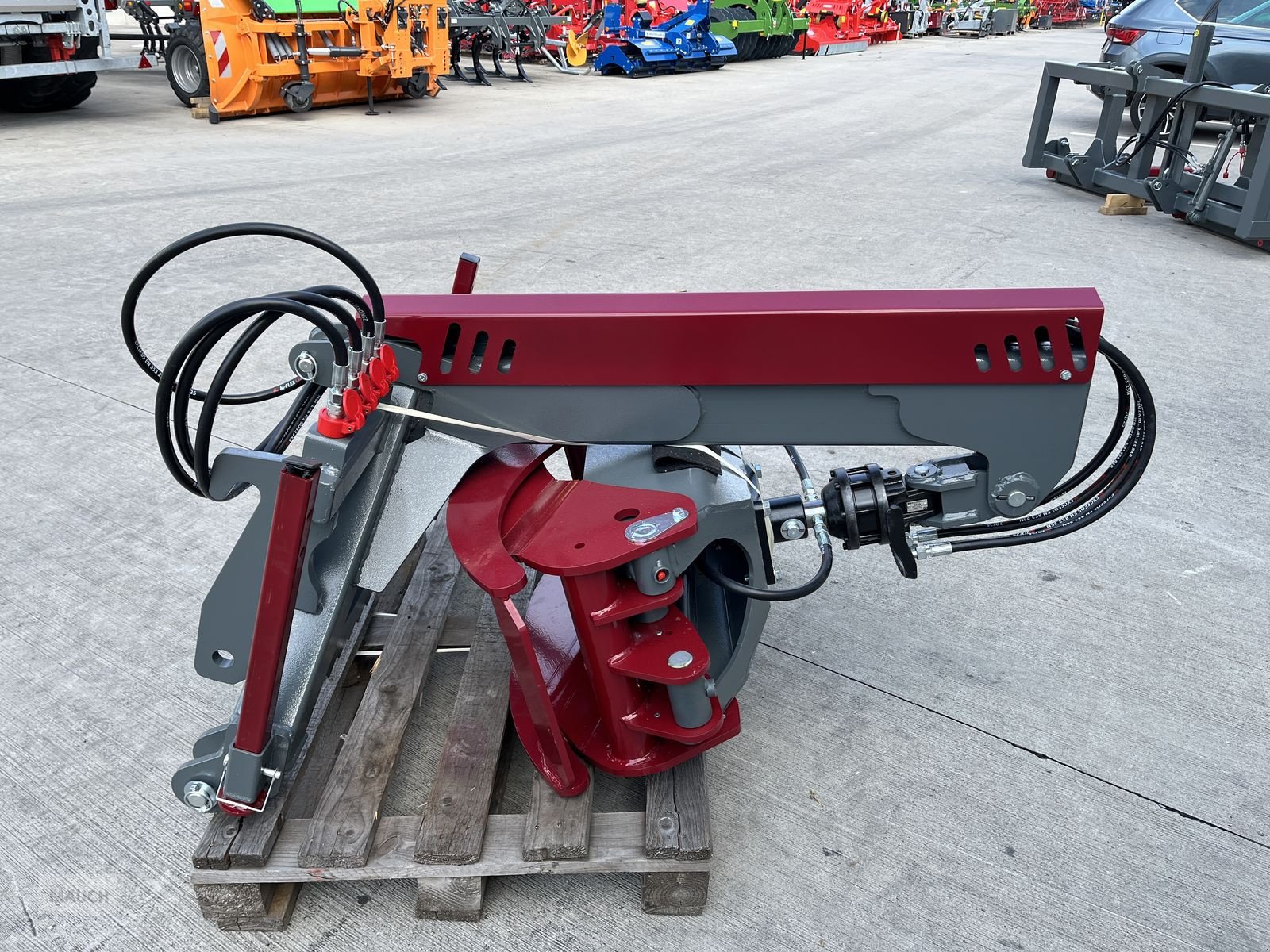 Ladekrane & Rückezange des Typs Sonstige Holzzange WM HV/Dreipunkt 3t mit Rotator, Neumaschine in Burgkirchen (Bild 5)