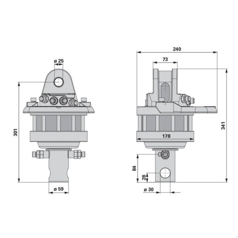 Ladekrane & Rückezange of the type Sonstige Rotator CR400 Welle DM 59mm 4to, Neumaschine in Tamsweg (Picture 10)