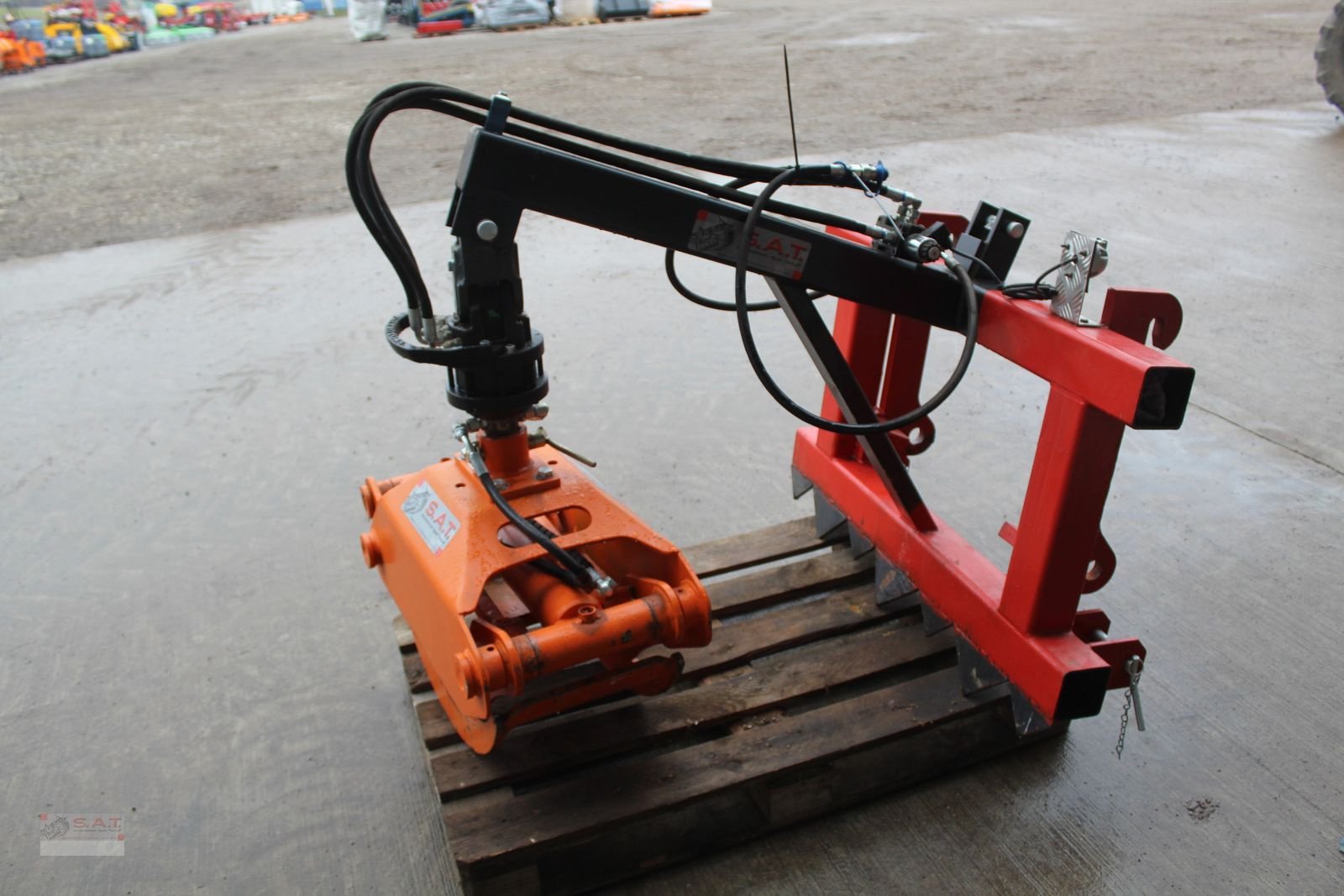 Ladekrane & Rückezange a típus Sonstige Rückezange-Ausleger-Rotator, Gebrauchtmaschine ekkor: Eberschwang (Kép 2)