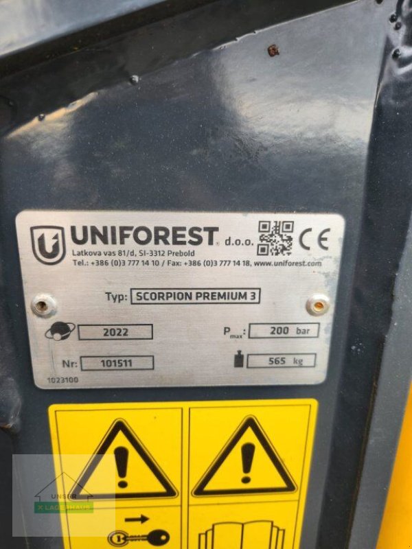 Ladekrane & Rückezange typu Sonstige UNIFOREST SCORPION PREMIUM 3, Gebrauchtmaschine v Amstetten (Obrázek 7)