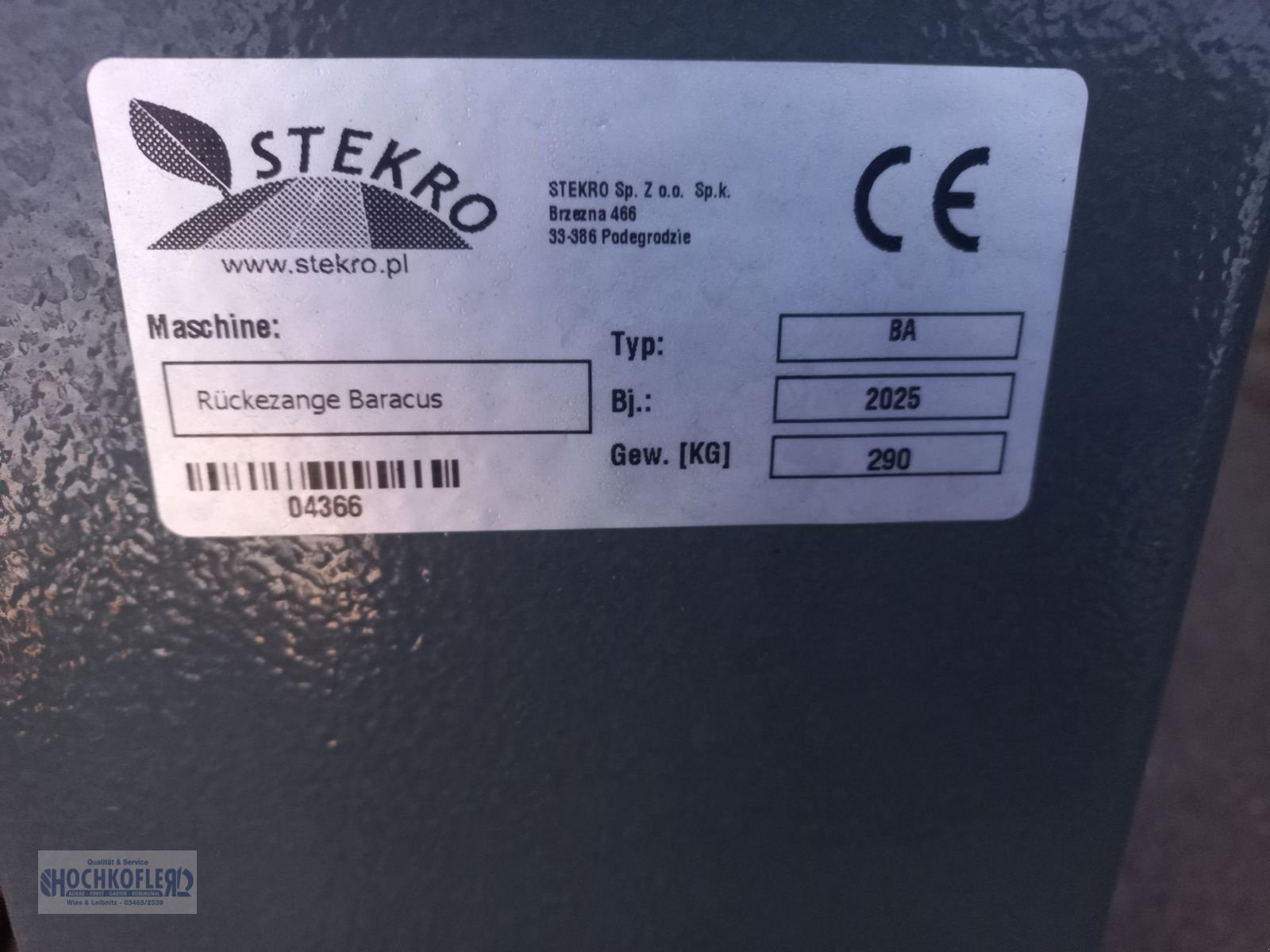 Ladekrane & Rückezange типа Stekro Baracus, Neumaschine в Wies (Фотография 3)