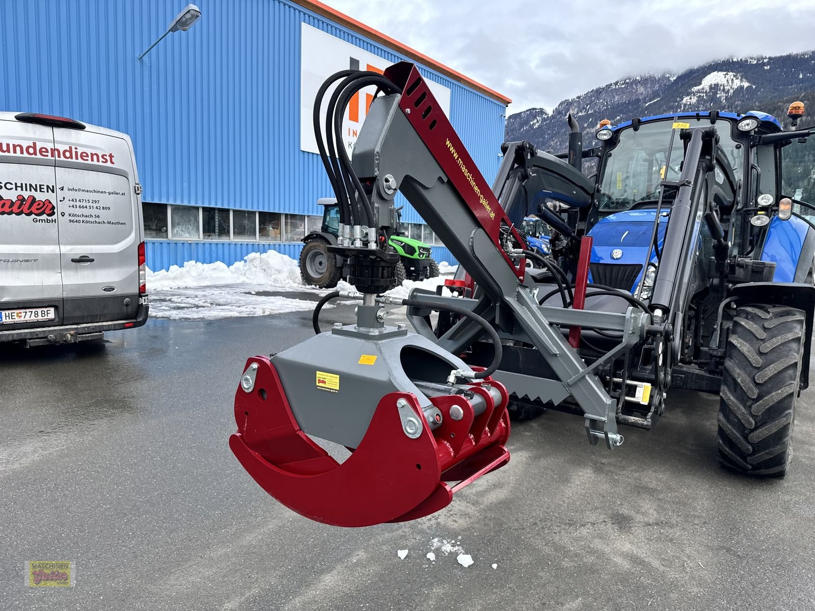 Ladekrane & Rückezange del tipo Stekro Rückezange 185 mit Rotator, Neumaschine en Kötschach (Imagen 16)