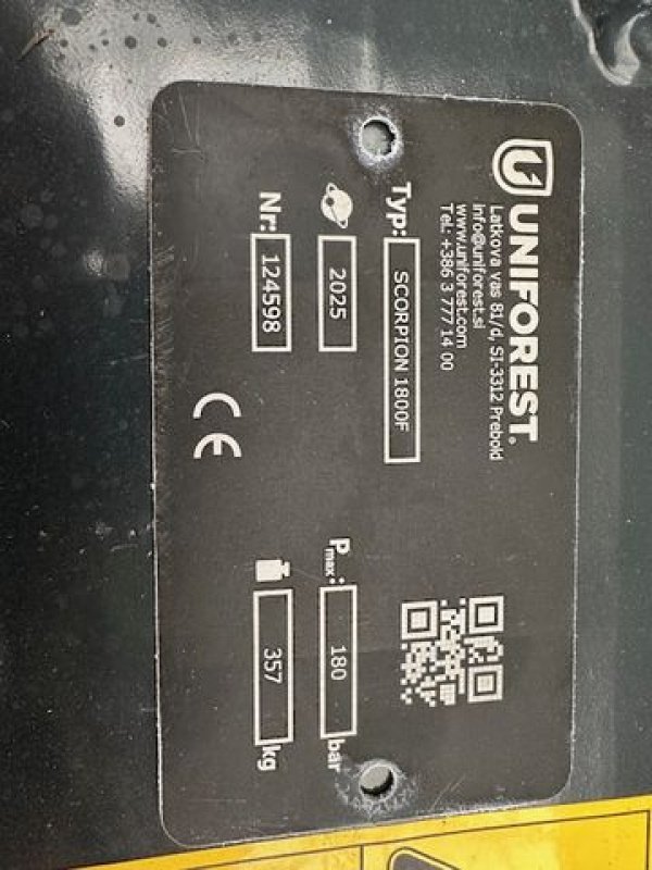 Ladekrane & Rückezange typu Uniforest Rückezange 1800FH mit Rotator, Neumaschine v Tamsweg (Obrázek 12)