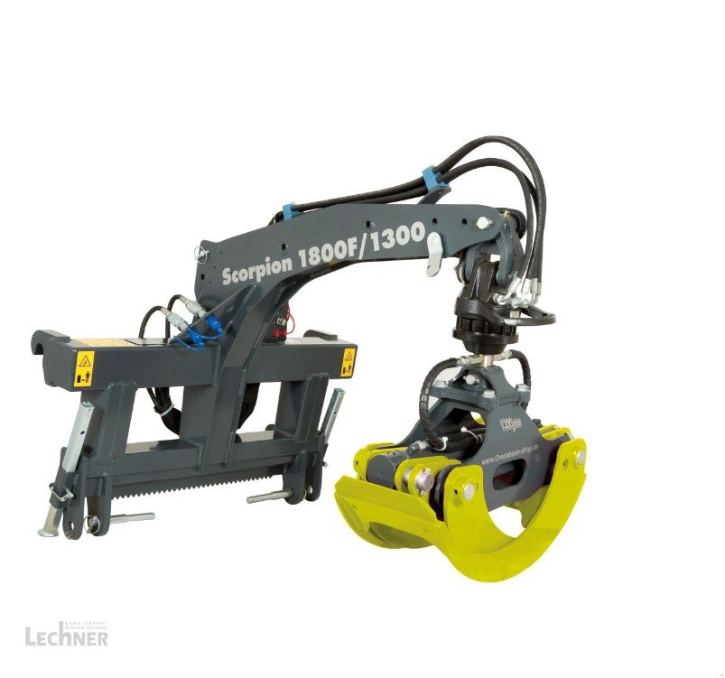 Ladekrane & Rückezange a típus Uniforest Rückezange Scorpion 1300 F-R / 1300F-R Front+Heck-Anbau, Neumaschine ekkor: Bad Abbach-Dünzling (Kép 1)