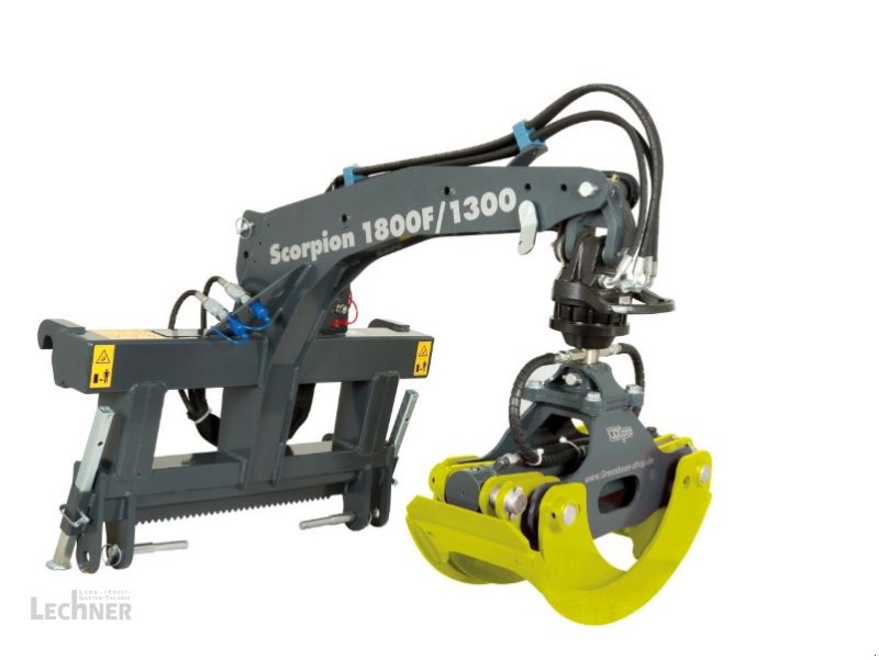 Ladekrane & Rückezange a típus Uniforest Rückezange Scorpion 1300 F-R / 1300F-R Front+Heck-Anbau, Neumaschine ekkor: Bad Abbach-Dünzling (Kép 1)