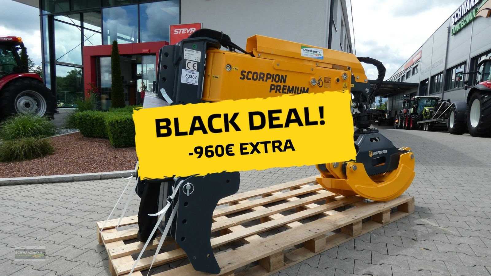 Ladekrane & Rückezange типа Uniforest Scorpion Var 3 Premi, Neumaschine в Aurolzmünster (Фотография 2)