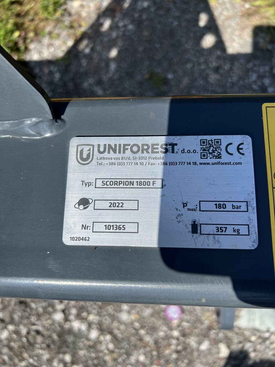 Ladekrane & Rückezange typu Uniforst Skorpion 1800 F, Gebrauchtmaschine v Hopfgarten (Obrázek 2)