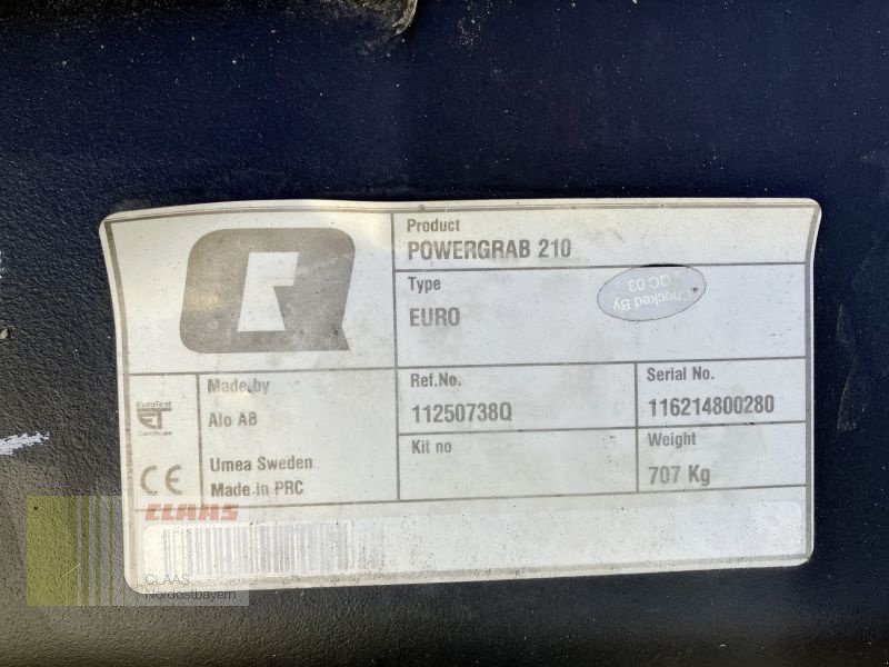 Ladeschaufel des Typs Alö 11250738Q POWERGRAB 210, Gebrauchtmaschine in Freystadt (Bild 8)