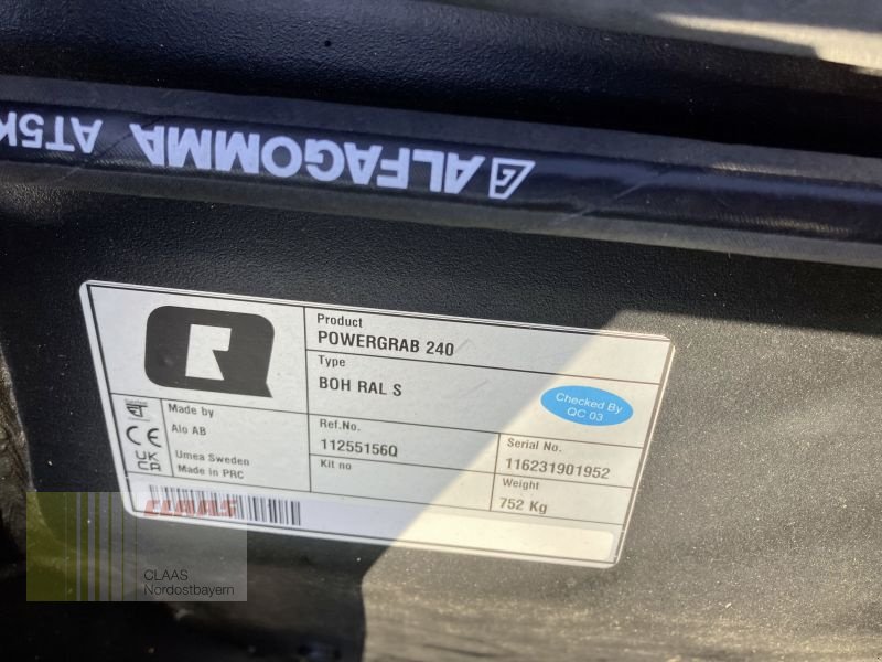 Ladeschaufel des Typs Alö 11255156Q POWERGRAB 240, Neumaschine in Freystadt (Bild 9)