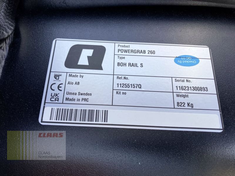 Ladeschaufel του τύπου Alö 11255157Q POWERGRAB 260 EURO, Neumaschine σε Schwend (Φωτογραφία 10)